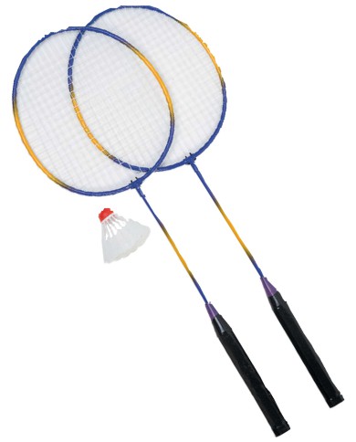 Set de badminton housse, 2 raquettes, volants enfant Out2Play