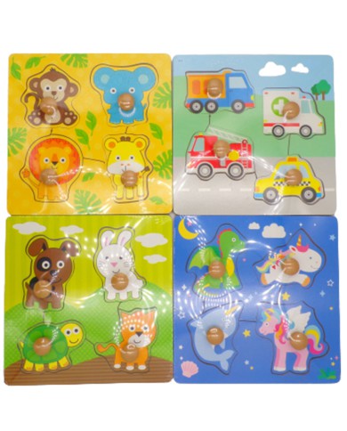 Puzzle Enfant,Puzzle Animaux Enfant, Jouet Puzzles pour Enfant, Cadeau  Jouet pour Fille et Garçon 4-10 Ans -128 Pièces ,Bleu bleu